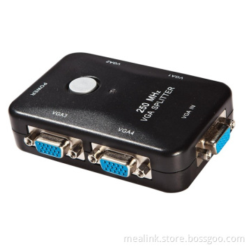 250MHz Compact Active 1 to 4 1X4 VGA Splitter